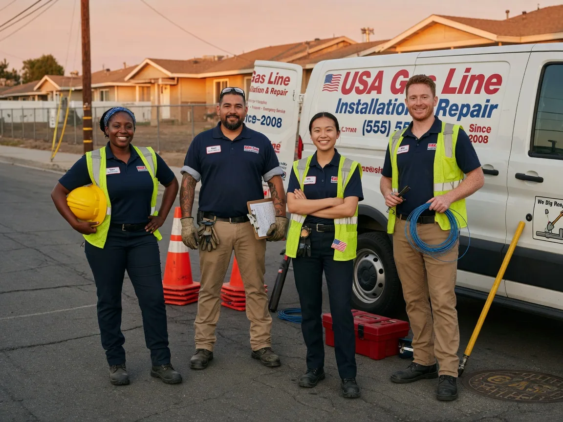 Gas Line Installation company in Maunie, IL