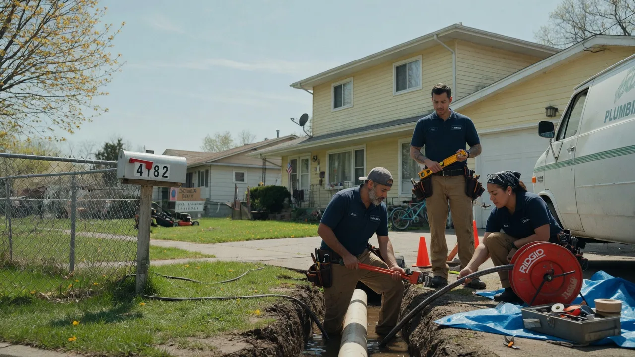 Gas Line Repair in Maunie, IL near me